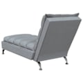 Pikkukuva 4 / 6: Meridienne chaise longue sisätiloille vaaleanharmailla kankaalla DEC026074 Grå
