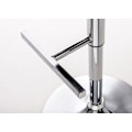 Miniatyrbillede 4 af 5: Barstole - Décoshop26 - TDB10499 - Sæt af 2 - Orange imiteret læder - Moderne design Guld