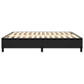 Miniatyrbillede 3 af 6: Sengebund med ben, ramme til seng 160x200 cm, syntetisk sort TDL0207010 Svart