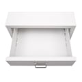Miniatyrbillede 4 af 6: Caisson à tiroirs pour bureau 75 x 40 x 41 cm 6 tiroirs métal blanc 04_0008272 Vit