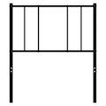 Miniatyrbillede 2 af 5: Hovedgærde - TDL - 90 cm - Sort metal - Klassisk stil - Elegant design Svart