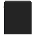 Pikkukuva 5 / 6: Seinävaatepöytä LED-valoilla ja laatikolla 50 x 34 x 40 cm musta tekninen puu DEC034208 kastanj