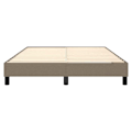 Miniatyrbillede 2 af 6: Sommier med lameller på ben, rammemadrasse 140x190 cm, taupe stof TDL0206937