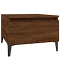 Miniatyrbillede 1 af 6: Side table coffee table with drawer 50 x 46 x 35 cm brown engineered wood DEC032405 kastanj