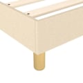 Pikkukuva 4 / 4: Sängram - Icke specificerad - 120x200 cm - Krämfärgad tyg - 1 plats - Modern design Grädde