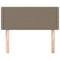 Miniatyrbillede 2 af 6: Hovedgærde til seng, soveværelse, møbel 90 x 5 x 78/88 cm, taupe stof TDL0201999 Mol
