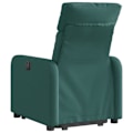Miniatyrbillede 4 af 6: Fauteuil relax TV med komfortabel polstring, elektrisk løftfunktion i mørkegrøn stof DEC028214 Guld