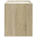 Pikkukuva 3 / 6: Seinävierekkö pöytä kahdella laatikolla 45 x 30 x 35 cm insinööripuusta tammen värinen DEC034287 kastanj