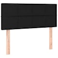 Miniatyrbillede 2 af 4: Hovedgavl - Ikke specificeret - 90x5x78/88 cm - Sort stof - Farvet LED - Moderne design Svart