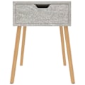 Pikkukuva 2 / 6: 2 kpl yöpöytiä, joissa on laatikko 40 x 40 x 56 cm insinööripuu harmaa DEC035398 kastanj