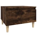 Miniatyrbillede 1 af 6: Side table, coffee table with drawer 50 x 46 x 35 cm in brown engineered wood DEC032391 kastanj