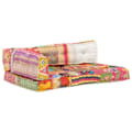 Miniatyrbillede 1 af 4: Couch cushion-paletten 100 % bomuld multicolor patchwork 120 x 80 x 39 cm DEC021318