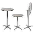 Miniatyrbild 2 av 5: Ensemble bord för bar + justerbar bordsduk för bar med diameter 60 cm, blå duk 04_0006776 Blå