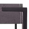 Miniatyrbillede 3 af 6: Side table, lav borde i metal 51x50x54 cm MDF med grå marmor effekt 04_0008495 Grå