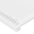 Miniatyrbillede 3 af 6: Hovedgærde til soveværelse møbel i 4 dele 100 x 5 x 78/88 cm syntetisk hvid TDL0206080 Vit