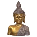Pikkukuva 1 / 2: Buddhapatsasijaitti yksityiskohta ja kultaus 36 cm polyresiinistä DEC050021 Guld