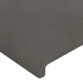 Miniatyrbillede 3 af 6: Hovedgærde til soveværelse møbel 90 x 5 x 78/88 cm grå velour TDL0203160