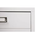 Miniatyrbillede 2 af 6: Caisson med skuffer kontormøbel 115 x 40 x 41 cm 8 skuffer i hvidt stål 04_0008263 Vit