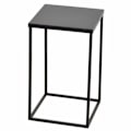 Miniatyrbillede 1 af 2: Bord af metal i sort, moderne design 30 x 30 x 50