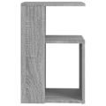 Miniatyrbillede 2 af 4: G-formet sidebord til sofa med mål 36 x 30 x 56 cm i grå ingenieurs træ DEC032524 kastanj