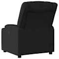 Miniatyrbillede 3 af 6: TV afslappningsstol med massagefunktion, justerbar, 6 massagesykler, sort stof DEC027058 Svart