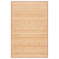 Miniatyrbillede 1 af 4: Tæppe - Naturlig - Brun - 100x160 cm - Antiskrid - Rektangulær kastanj
