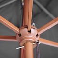 Miniatyrbillede 3 af 4: Havemøbelparasol 2 x 3 m, højdejusterbar, polyester/træ, 6 kg, antracitgrå