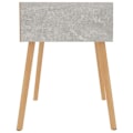 Pikkukuva 3 / 6: Yökappe, jossa on laatikko 40 x 40 x 56 cm harmaata teknistä puuta DEC034028 kastanj