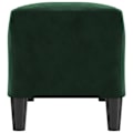 Pikkukuva 3 / 5: 'Entry bench for the end of the bed 100 x 35 x 41 cm in green velvet DEC024688' Grön