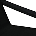 Miniatyrbillede 5 af 6: Moderne loungestol sofa design med fodskammel i sort stof DEC026537 Svart