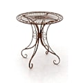 Miniatyrbillede 1 af 4: Havemøbel i smedet jern diameter Ø 70 cm gammel brun MDJ10051
