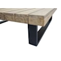 Miniatyrbillede 2 af 4: Have a wonderful garden terrace balcony read by the whole FSC certified wooden sofa table with dark gray cushions.