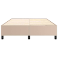 Pikkukuva 2 / 4: Sängram - Syntetisk - 140x200 cm - Ljusbrun - 2 platser - Modern design Ljusbrun