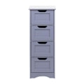 Pikkukuva 5 / 6: Coode pieni 4 laatikollinen säilytyskaluste 80 x 30 x 26 MDF harmaa Grå