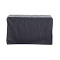 Miniatyrbillede 3 af 4: Beskyttelseshætte til havemøbler 126x71x76 cm i vandafvisende sort plast 10_0002878 Svart