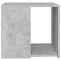 Miniatyrbillede 2 af 4: Side table for the end of the sofa 50 x 50 x 45 cm engineering wood grey DEC032458 kastanj