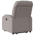 Miniatyrbillede 4 af 6: Fauteuil relax TV med elektrisk løftefunktion, meget komfortabel i taupe stof DEC028587 Guld