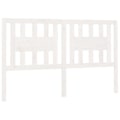 Miniatyrbillede 1 af 4: Hovedgavl - TDL - 146 x 4 x 100 cm - Fyrretræ - Hvid - Klassisk stil Vit