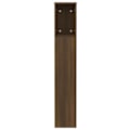 Pikkukuva 3 / 5: Pääty säilytyksellä, sängyn lisävaruste, yöpöytä, hylly 120 x 18,5 x 104,5 MDF ruskea