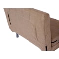 Miniatyrbillede 6 af 6: Sofa med sovefunktion, sovesofa, gæsteseng, afslapning, soveflade 97x186 cm, cremefarvet stof 04_0006259 Grädde