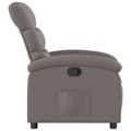 Miniatyrbillede 3 af 6: Fauteuil relax TV med komfortabel polstring, manuel vippefunktion i taupe stof DEC028181 Guld
