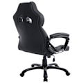 Miniatyrbillede 4 af 6: Gaming kontorstol med hjul, vippefunktion i sort/hvid PVC og plast 10_0002594 Vit