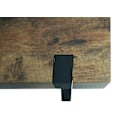Miniatyrbillede 2 af 5: Side table, coffee table, nightstand 50x50x50 cm, metal frame, MDF top, dark wild oak 04_0008498 Flerfärgad