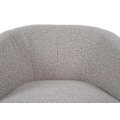 Pikkukuva 6 / 6: Kahvilatuoli cocktail pyörivä tuoli ekstra suuri boucle-kangasta kerma beige ja metalli 04_0006850 Beige