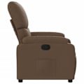 Miniatyrbillede 3 af 6: Fauteuil relax TV med komfortabel polstring, manuel hældningsfunktion i brun stof DEC028054 kastanj