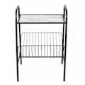 Miniatyrbillede 3 af 3: Side table / magazine rack in black steel