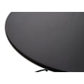 Miniatyrbillede 6 af 6: Sæt bord taburet sidebord fodskammel MDF PVC brun og sort metal 04_0007477 kastanj