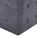 Pikkukuva 5 / 6: 2 kpl 30 x 30 x 30 cm PVC daimihenkisiä jalkatukipuffeja harmaana DEC032757 Grå