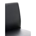 Pikkukuva 5 / 5: Barstool x1 korkeudensäätö ja 360° kääntyvä, pyöreä musta metallialusta, musta PVC-istuin 10_0004566 Metall
