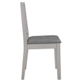 Miniatyrbild 4 av 6: Matstolar - Ej specificerad - Set med 4 - Massivt trä - Grå - Modern design Grå